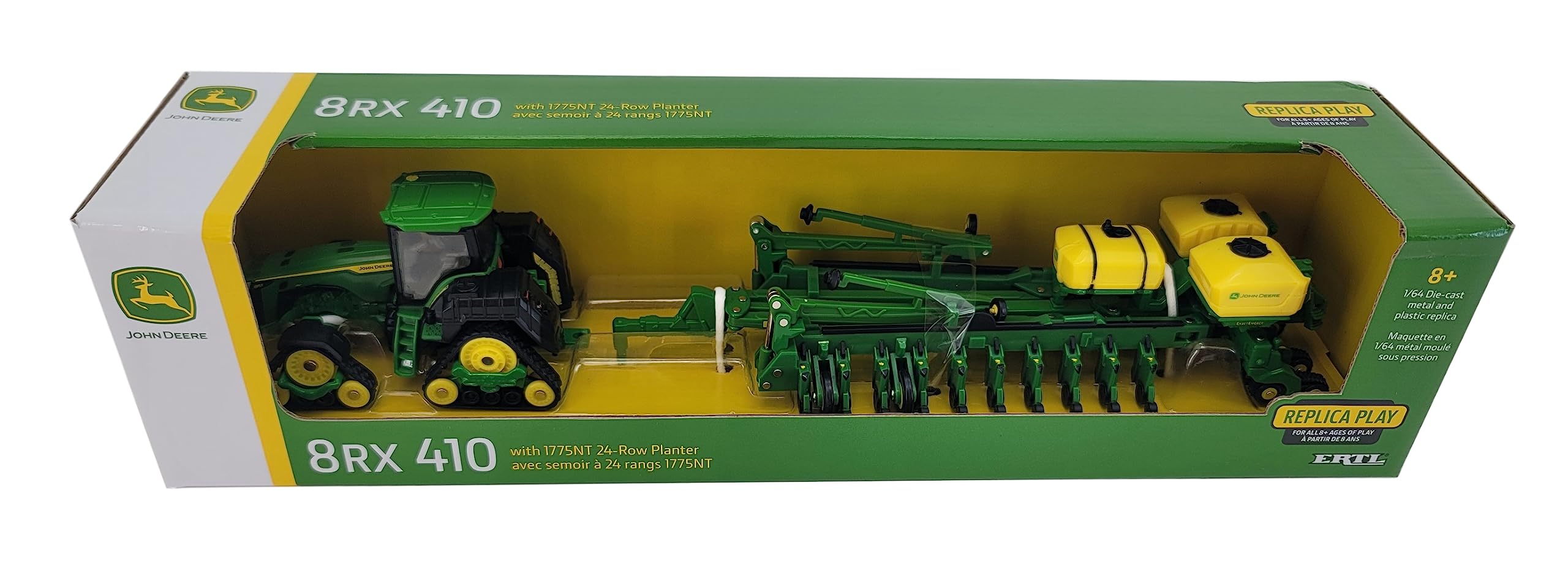 Foto 6 pulgar | Toy John Deere 8rx 410 Con Macetero 1775nt De 24 Hileras A Escala 1/64 - Venta Internacional.