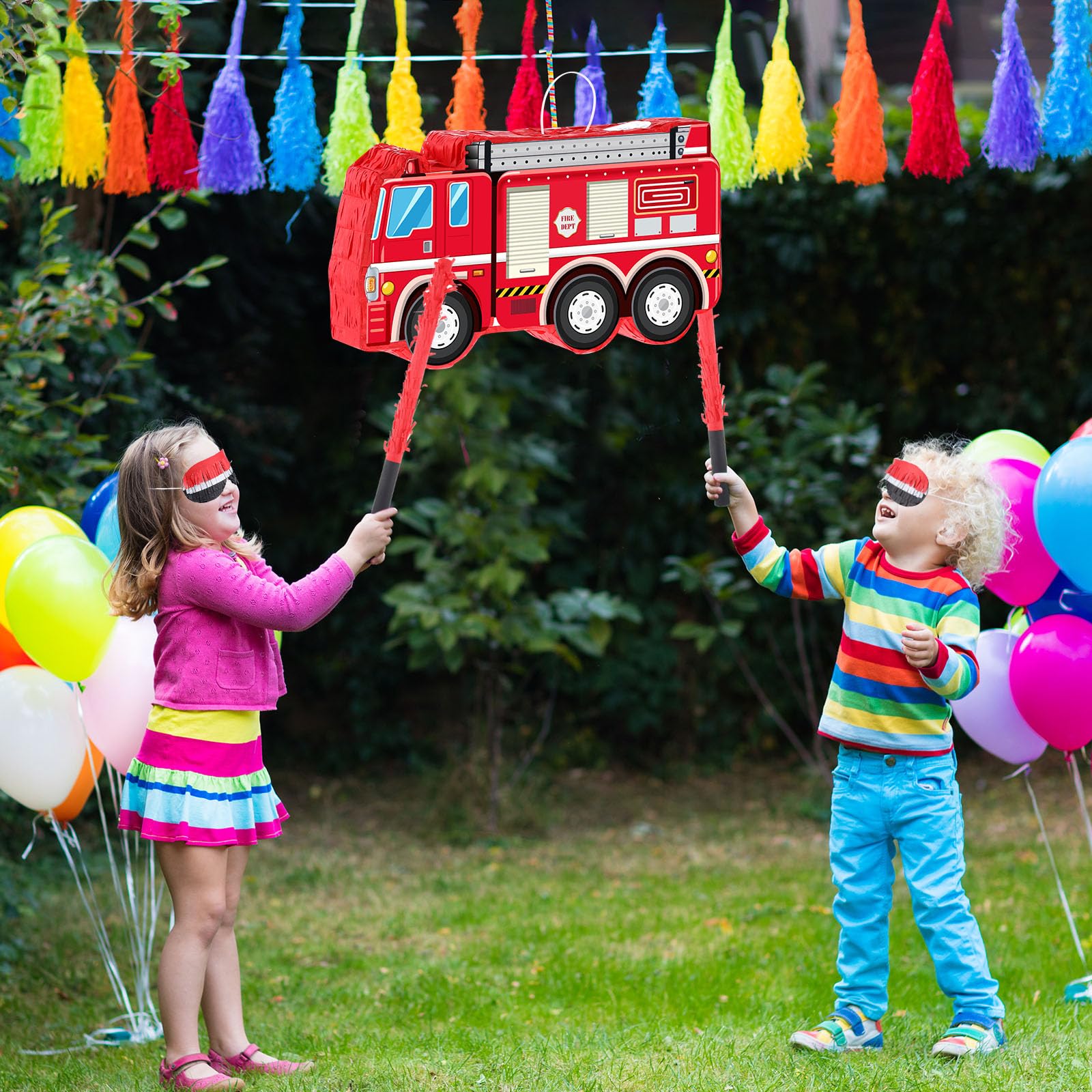 Foto 7 | Piñata Camión de Bomberos  - Venta Internacional