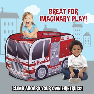 Foto 2 | Camión De Bomberos Desplegable Sunny Days Para Niños Indoor Playhouse - Venta Internacional.