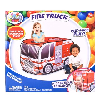 Foto 6 | Camión De Bomberos Desplegable Sunny Days Para Niños Indoor Playhouse - Venta Internacional.