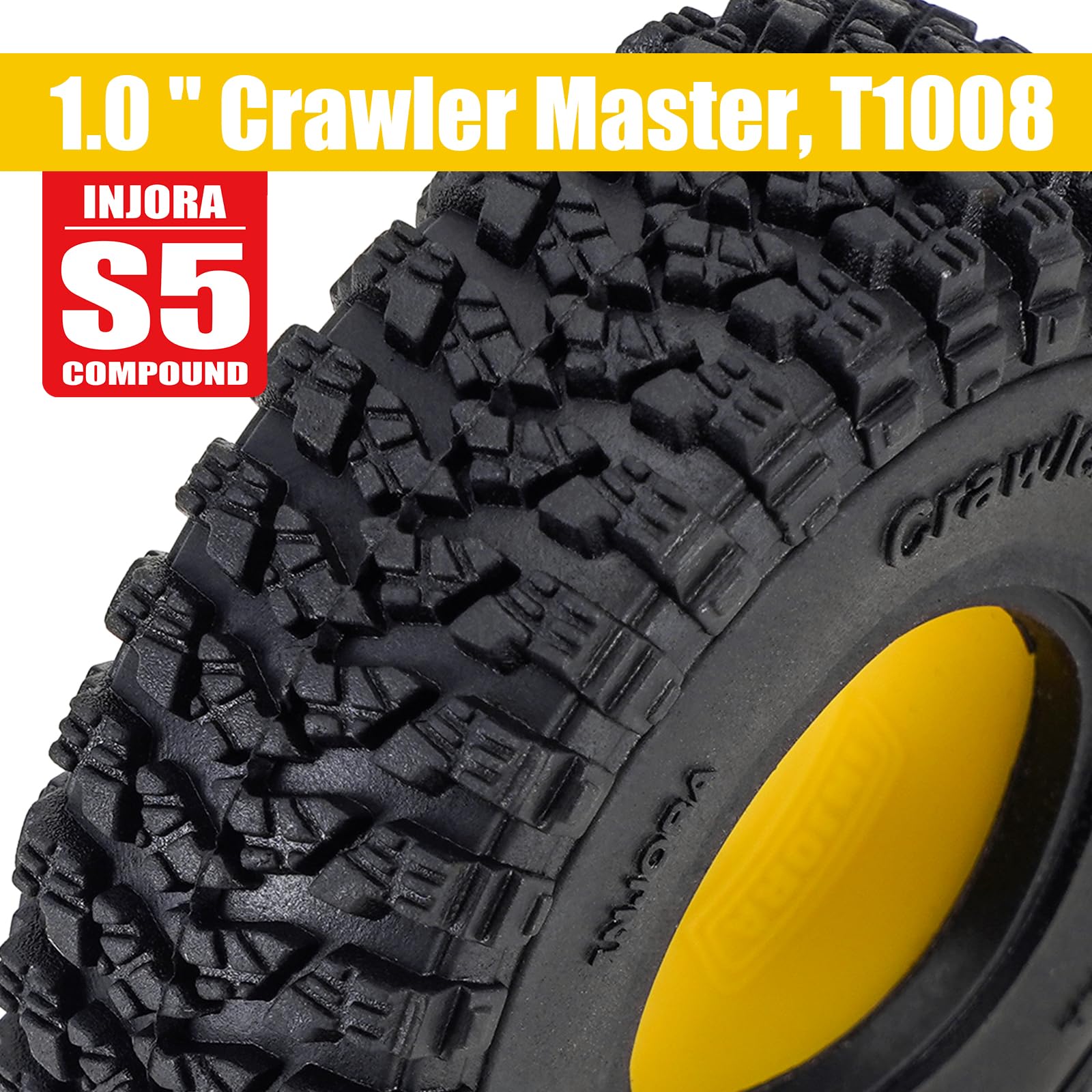 Foto 3 pulgar | Neumáticos E Insertos Para Coche 1/18 1/24 Trx4m Scx24 Rc Crawler Car - Venta Internacional.