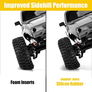 Foto 5 | Neumáticos E Insertos Para Coche 1/18 1/24 Trx4m Scx24 Rc Crawler Car - Venta Internacional.