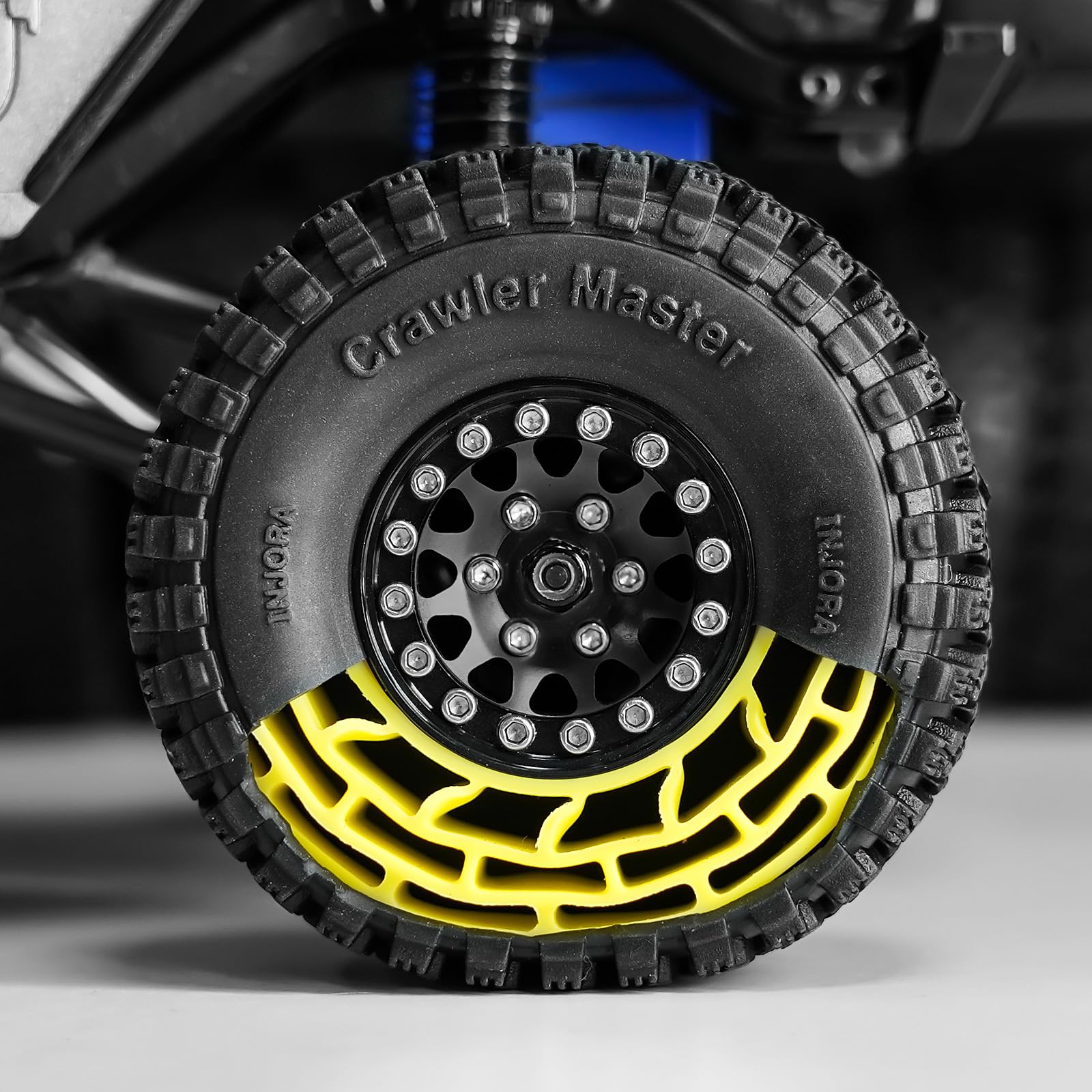 Foto 7 pulgar | Neumáticos E Insertos Para Coche 1/18 1/24 Trx4m Scx24 Rc Crawler Car - Venta Internacional.