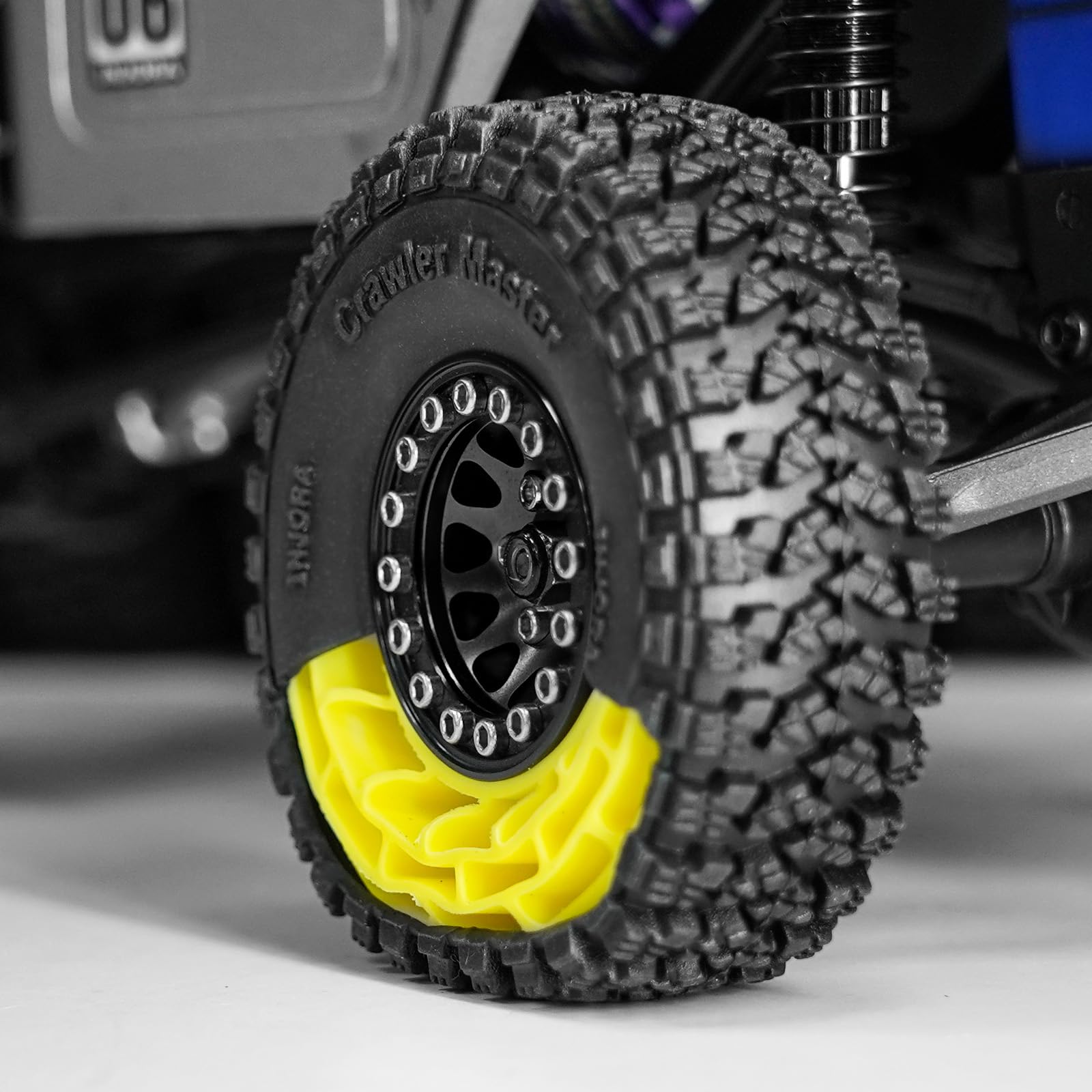 Foto 8 pulgar | Neumáticos E Insertos Para Coche 1/18 1/24 Trx4m Scx24 Rc Crawler Car - Venta Internacional.