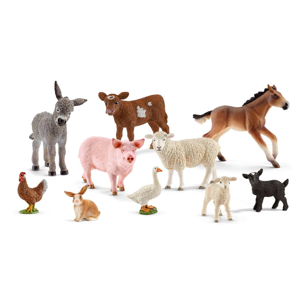 Foto 2 pulgar | Farm Animal Toys Schleich Farm World, Juego De 10 Piezas Para Niños A Partir De 3 Años - Venta Internacional.