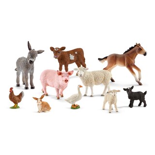 Foto 1 | Farm Animal Toys Schleich Farm World, Juego De 10 Piezas Para Niños A Partir De 3 Años - Venta Internacional.