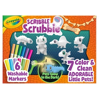 Foto 1 | Paquete Combinado Toy Crayola Scribble Scrubbie Pets Dinosaur Glow - Venta Internacional.
