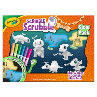 Foto 2 | Paquete Combinado Toy Crayola Scribble Scrubbie Pets Dinosaur Glow - Venta Internacional.