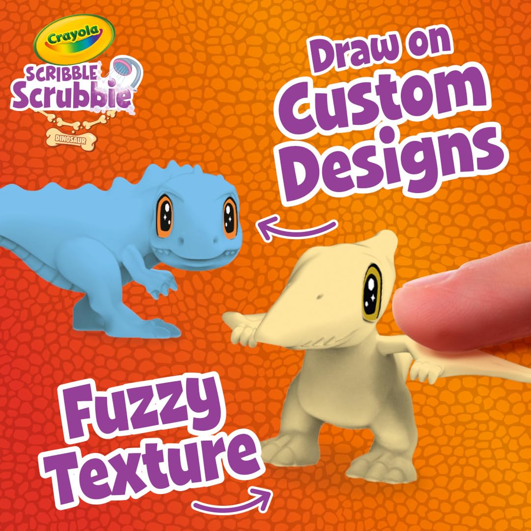 Foto 4 pulgar | Paquete Combinado Toy Crayola Scribble Scrubbie Pets Dinosaur Glow - Venta Internacional.