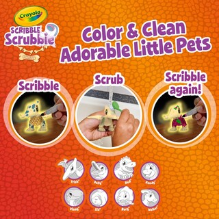 Foto 5 | Paquete Combinado Toy Crayola Scribble Scrubbie Pets Dinosaur Glow - Venta Internacional.