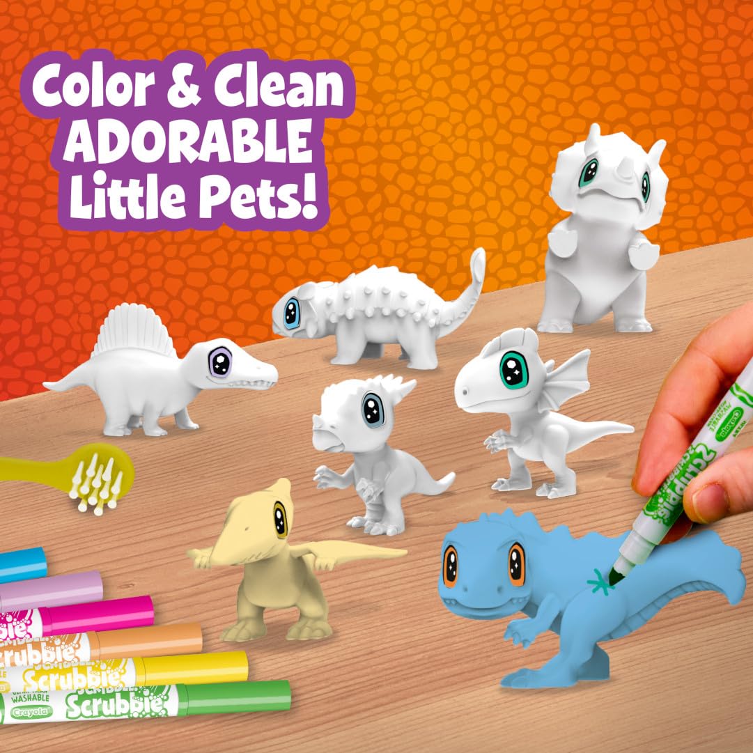 Foto 7 pulgar | Paquete Combinado Toy Crayola Scribble Scrubbie Pets Dinosaur Glow - Venta Internacional.