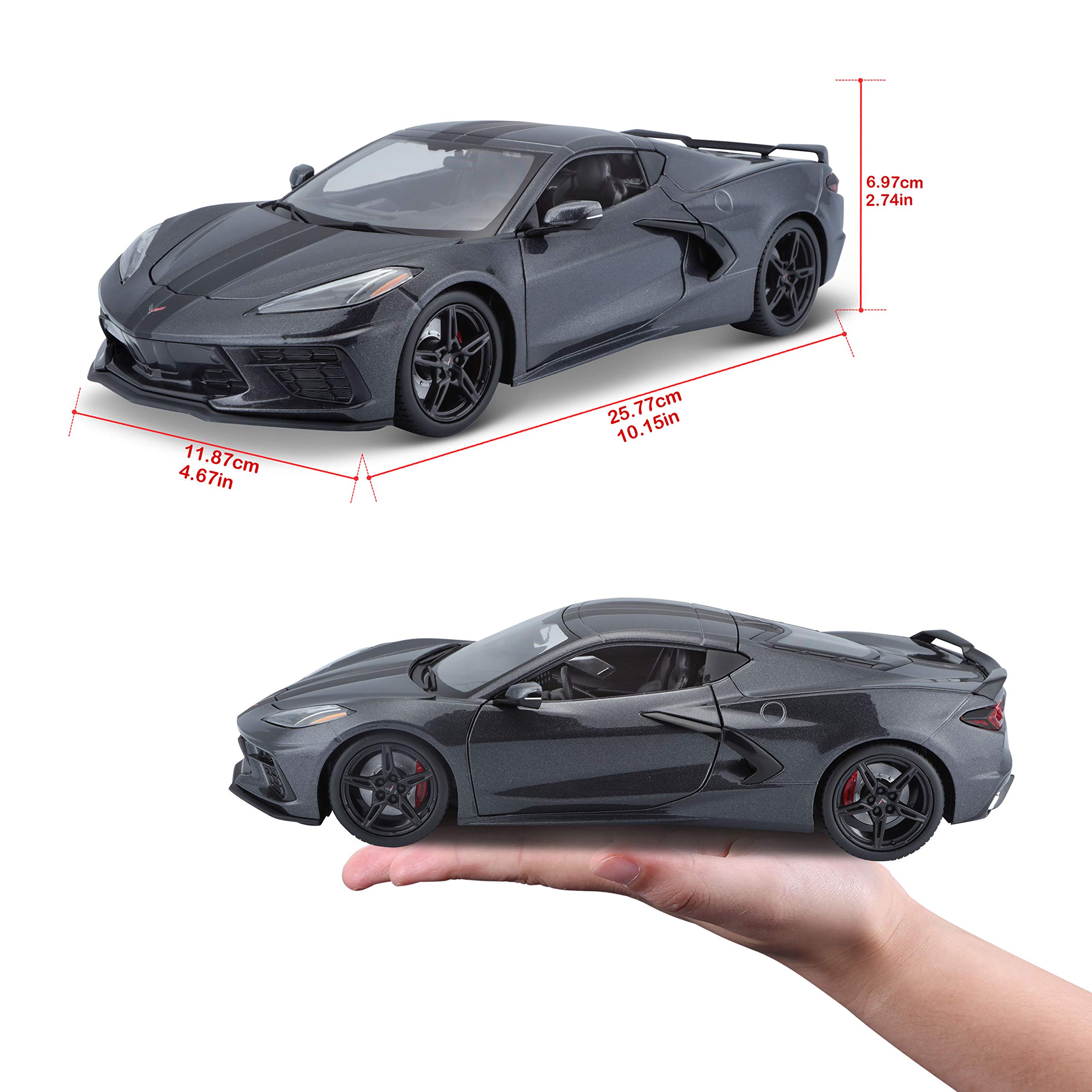 Foto 4 pulgar | Coche Fundido Maisto 1:18 2020 Chevrolet Corvette Stingray Z51 - Venta Internacional.