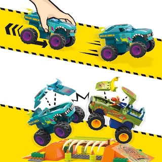 Foto 2 | Juguete De Construcción Mega Hot Wheels Monster Trucks Wrex Boneyard - Venta Internacional.