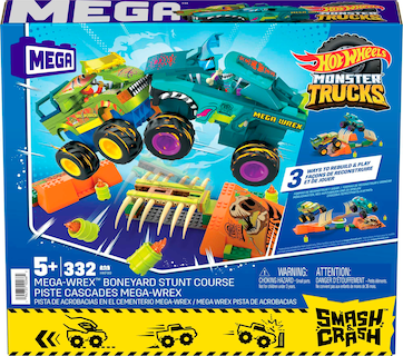 Foto 5 | Juguete De Construcción Mega Hot Wheels Monster Trucks Wrex Boneyard - Venta Internacional.