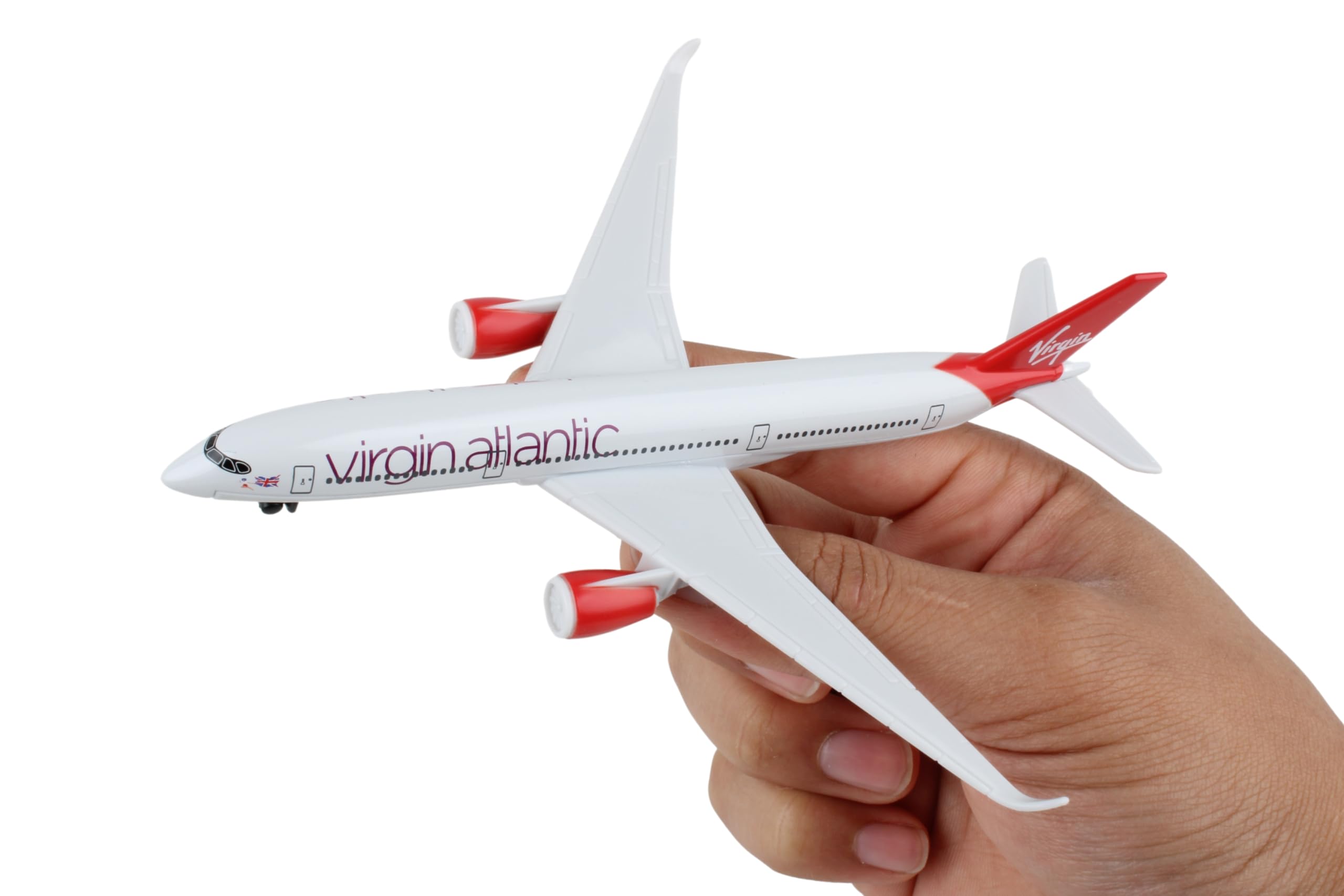 Foto 8 pulgar | Avión De Juguete Daron Virgin Atlantic Q350 De Metal Fundido A Presión Durante Más De 3 Años - Venta Internacional.