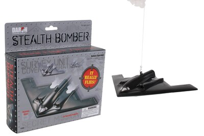 Foto 1 | Bombardero Flying Toy Daron B-2, Funciona Con Pilas Y Cuerda - Venta Internacional.