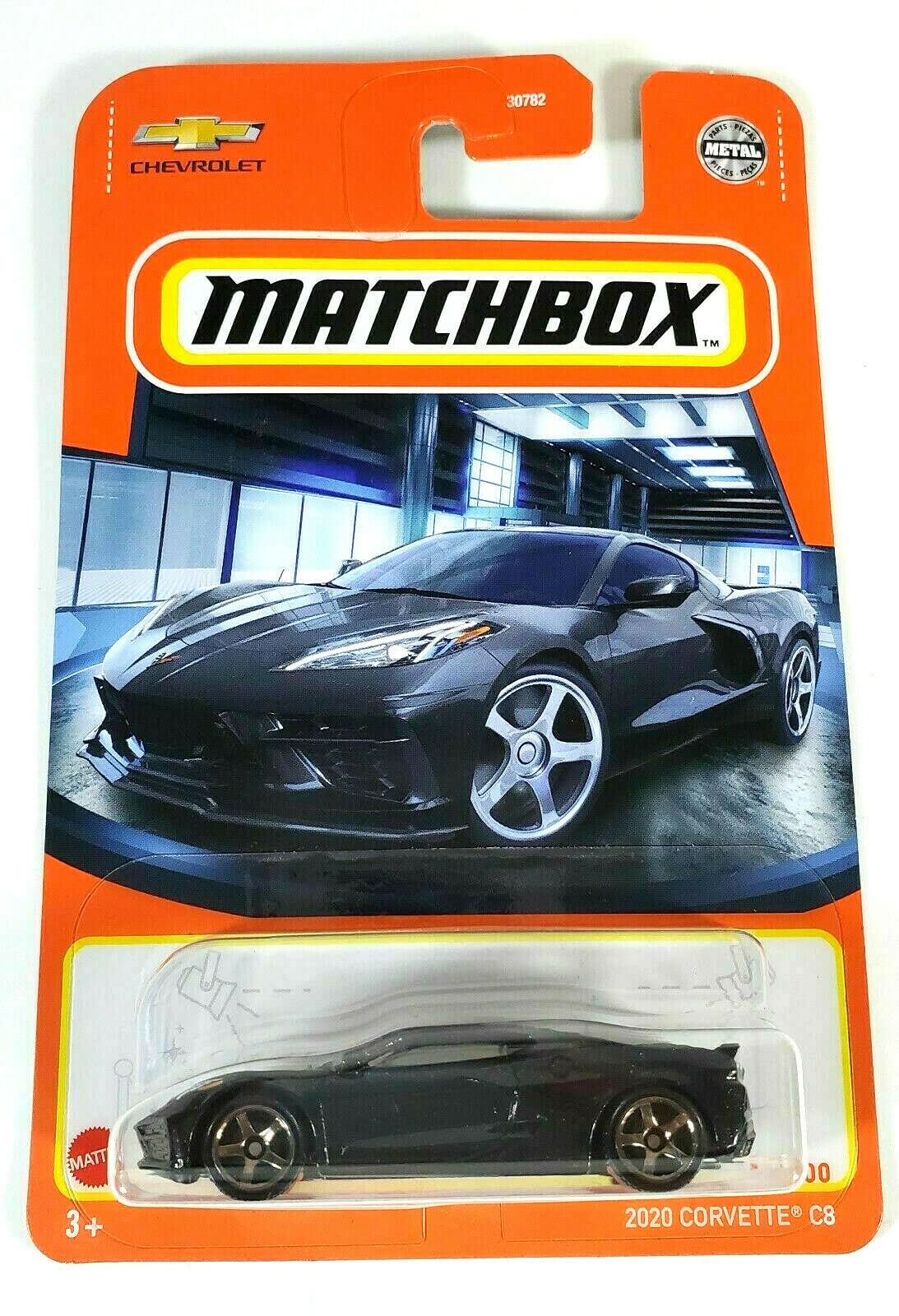 Foto 2 pulgar | Coche Fundido A Presión Matchbox 2020 Corvette C8 20/100 1:64 - Venta Internacional.