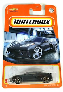 Foto 1 | Coche Fundido A Presión Matchbox 2020 Corvette C8 20/100 1:64 - Venta Internacional.