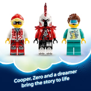 Foto 5 | Juguete De Construcción Lego Dreamzzz Cooper Tiger Mech Y Zero's Hot Rod Car - Venta Internacional.