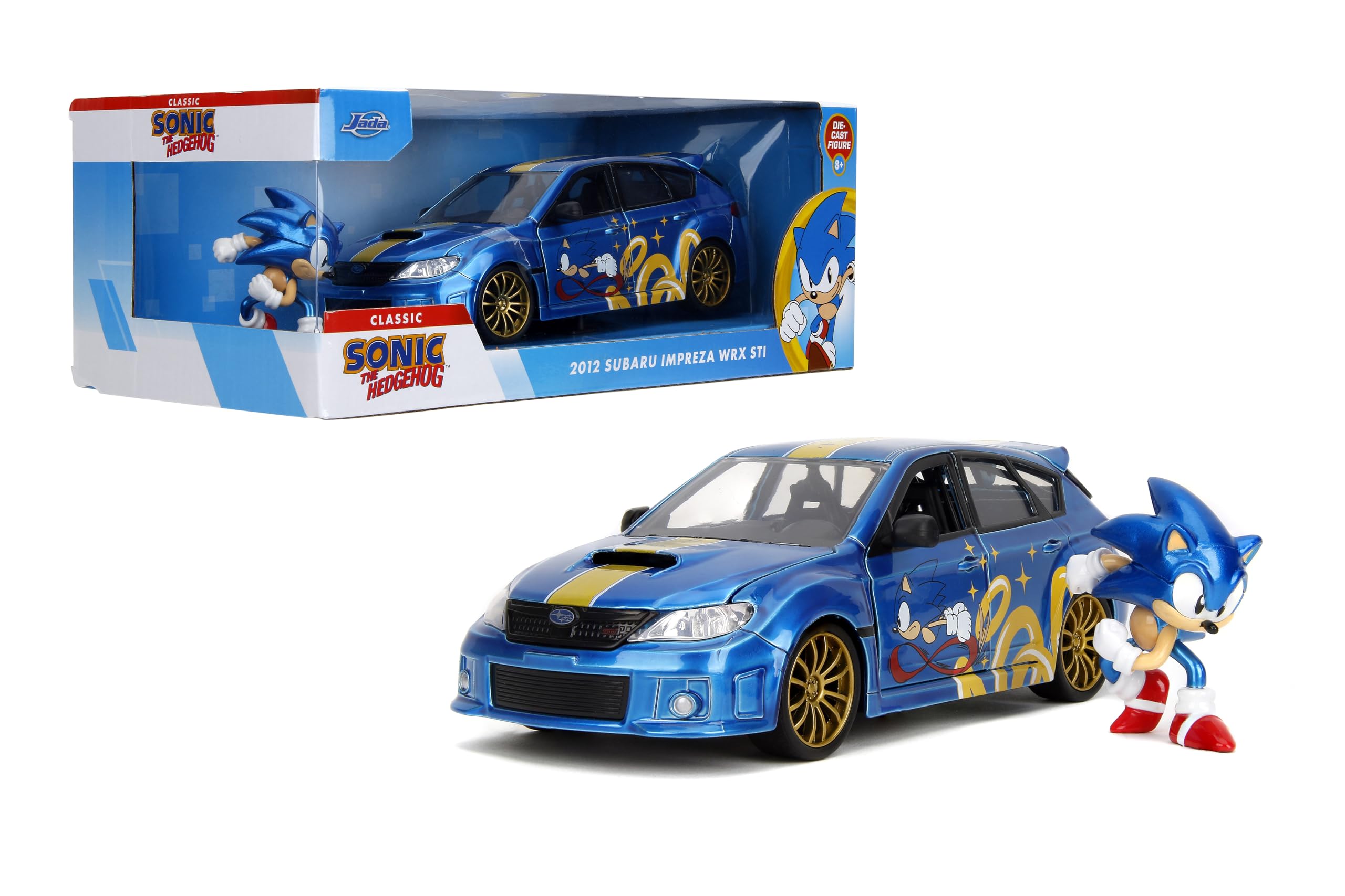 Foto 2 pulgar | Coche Jada Toys Sonic The Hedgehog 2012 Subaru - Venta Internacional