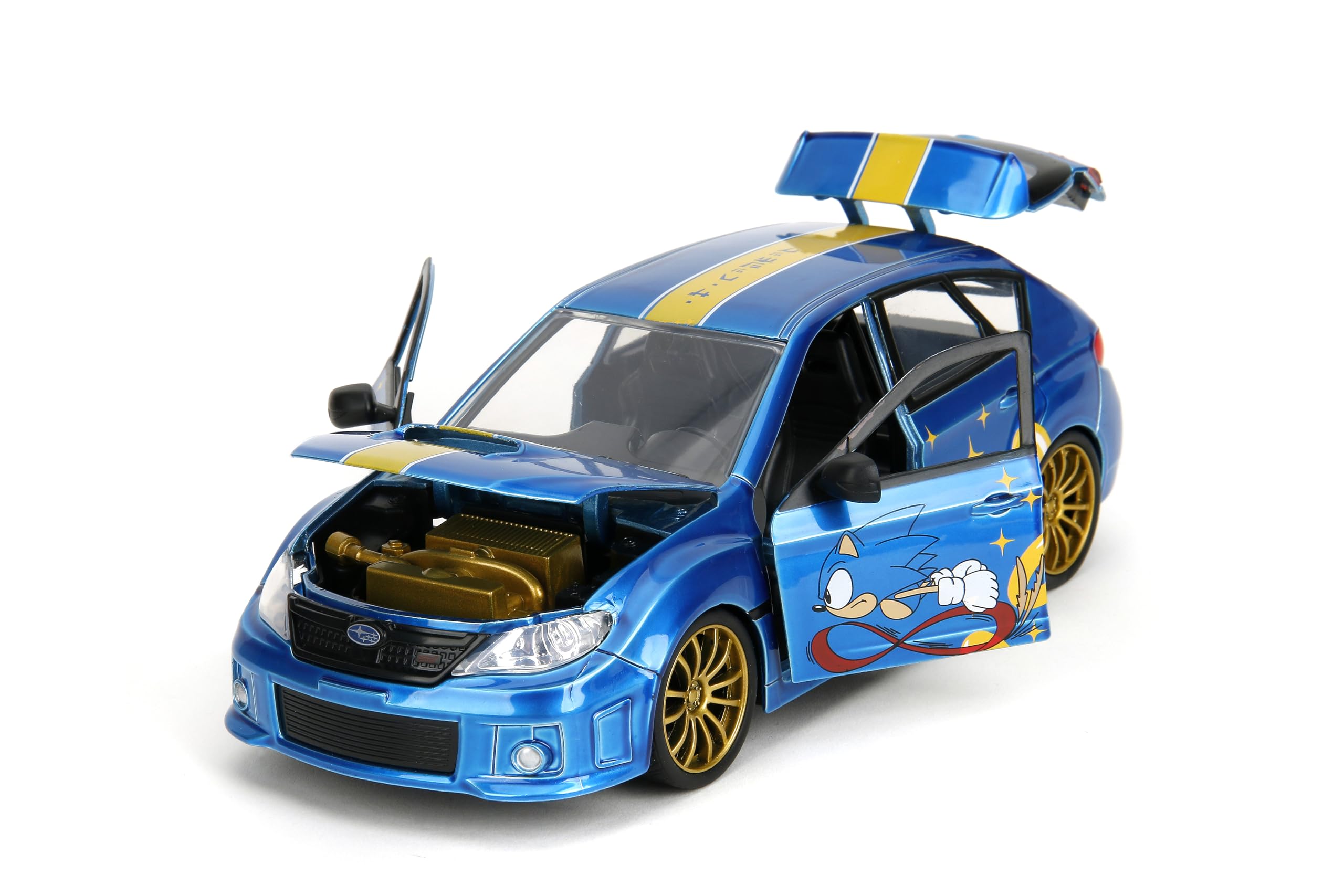 Foto 3 pulgar | Coche Jada Toys Sonic The Hedgehog 2012 Subaru - Venta Internacional