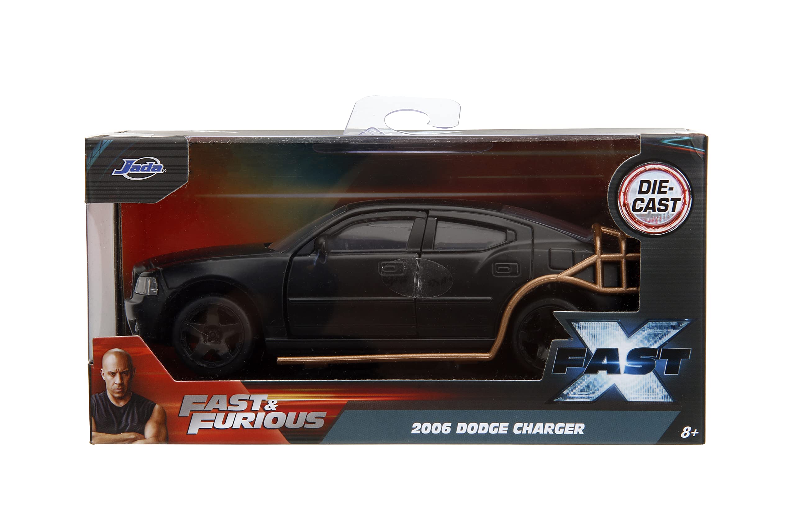 Foto 3 pulgar | Coche Fundido A Presión Jada Toys Fast & Furious 2006 Dodge Charger 1:32 - Venta Internacional.