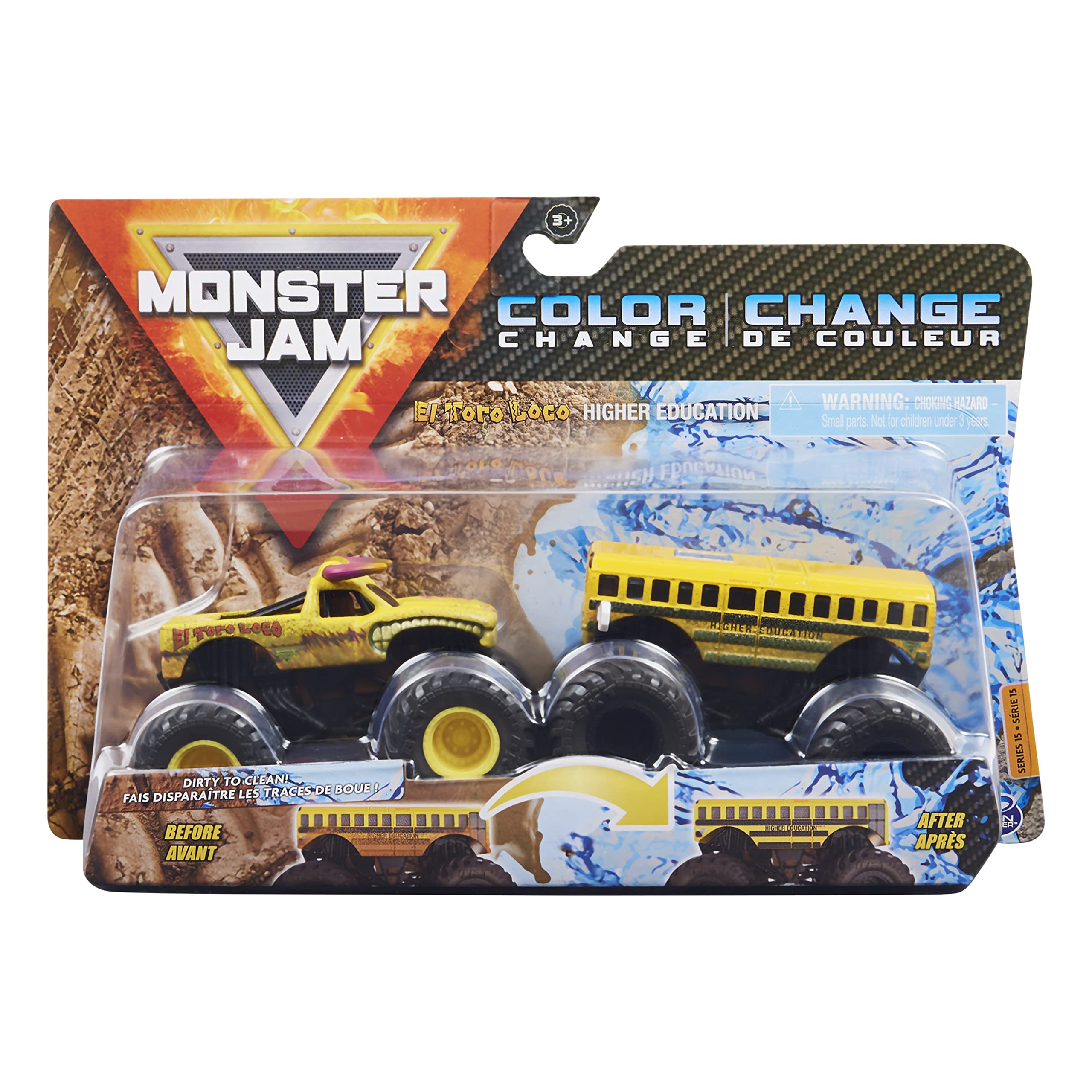 Foto 1 | Toy Monster Jam El Toro Loco Contra La Educación Superior 1:64 - Venta Internacional.