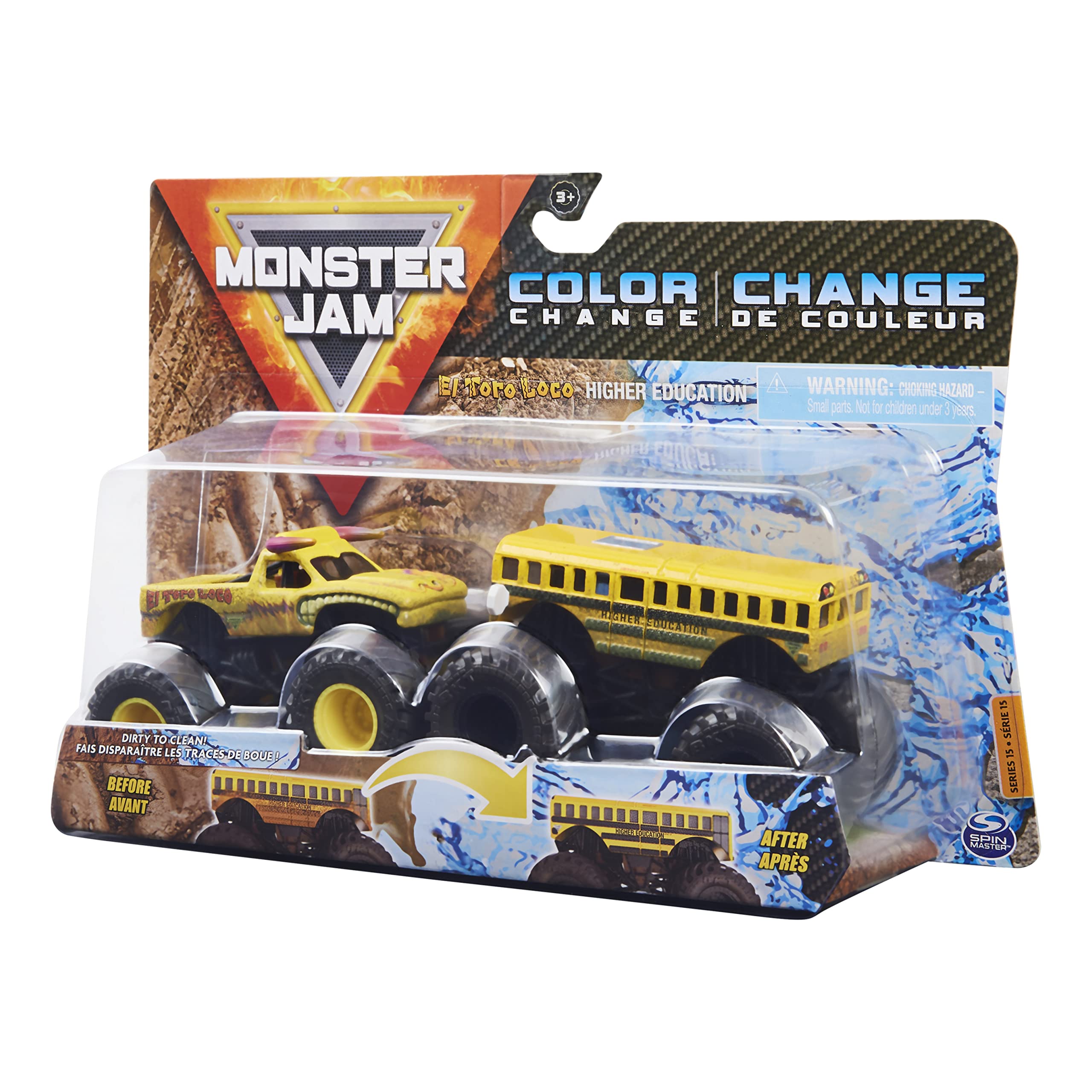 Foto 6 pulgar | Toy Monster Jam El Toro Loco Contra La Educación Superior 1:64 - Venta Internacional.