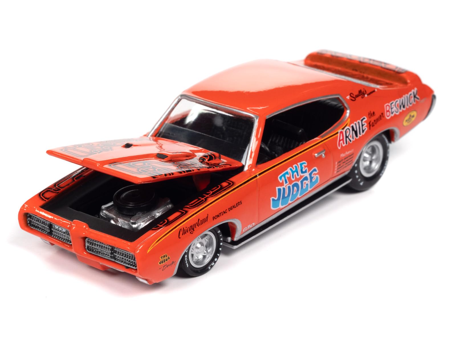 Foto 3 pulgar | Modelo De Coche Fundido A Presión Racing Champions 1969 Pontiac Gto 1/64 - Venta Internacional.