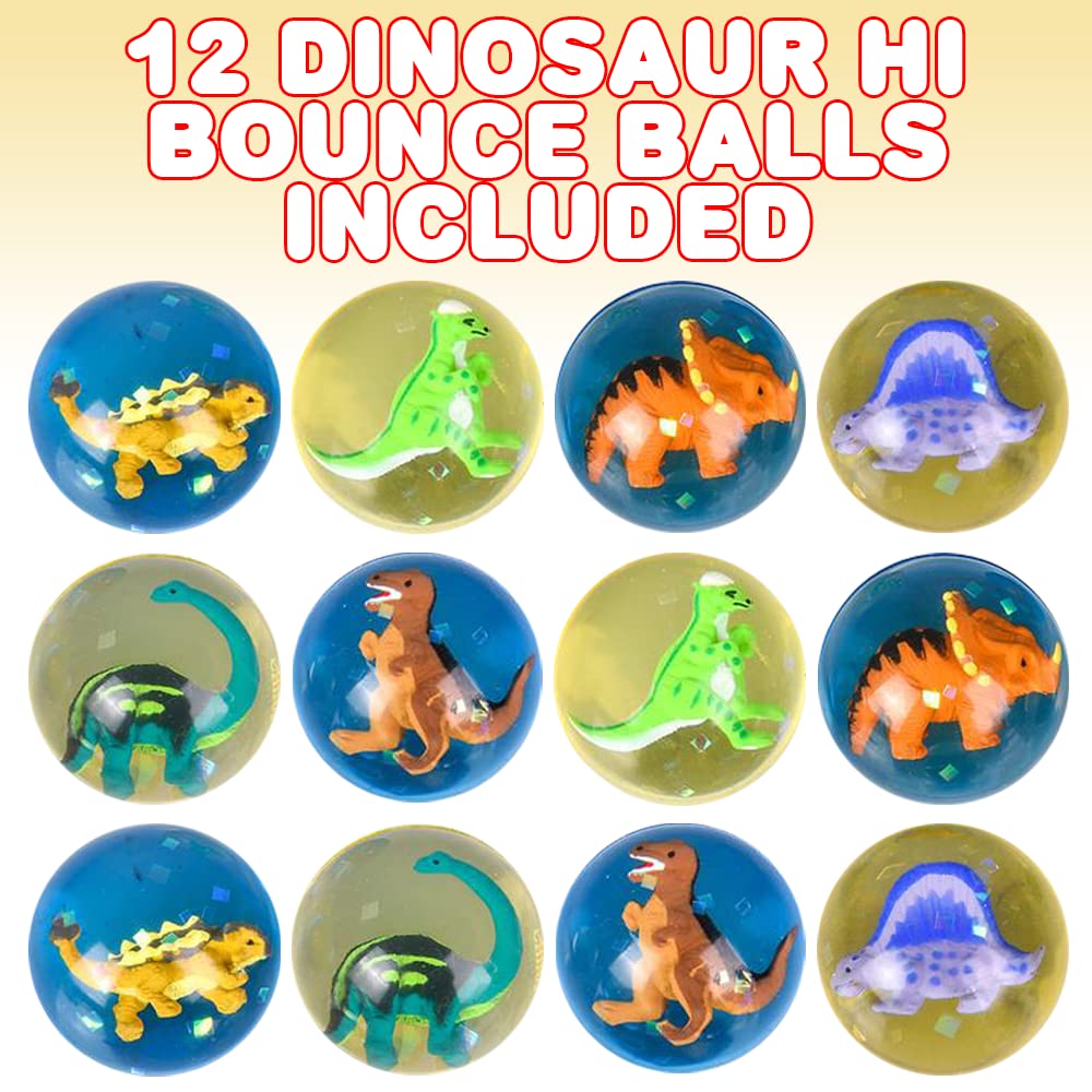 Foto 2 | Pelotas De Alto Rebote Artcreativity Dino Con Dinosaurio 3d En Su Interior - Venta Internacional.