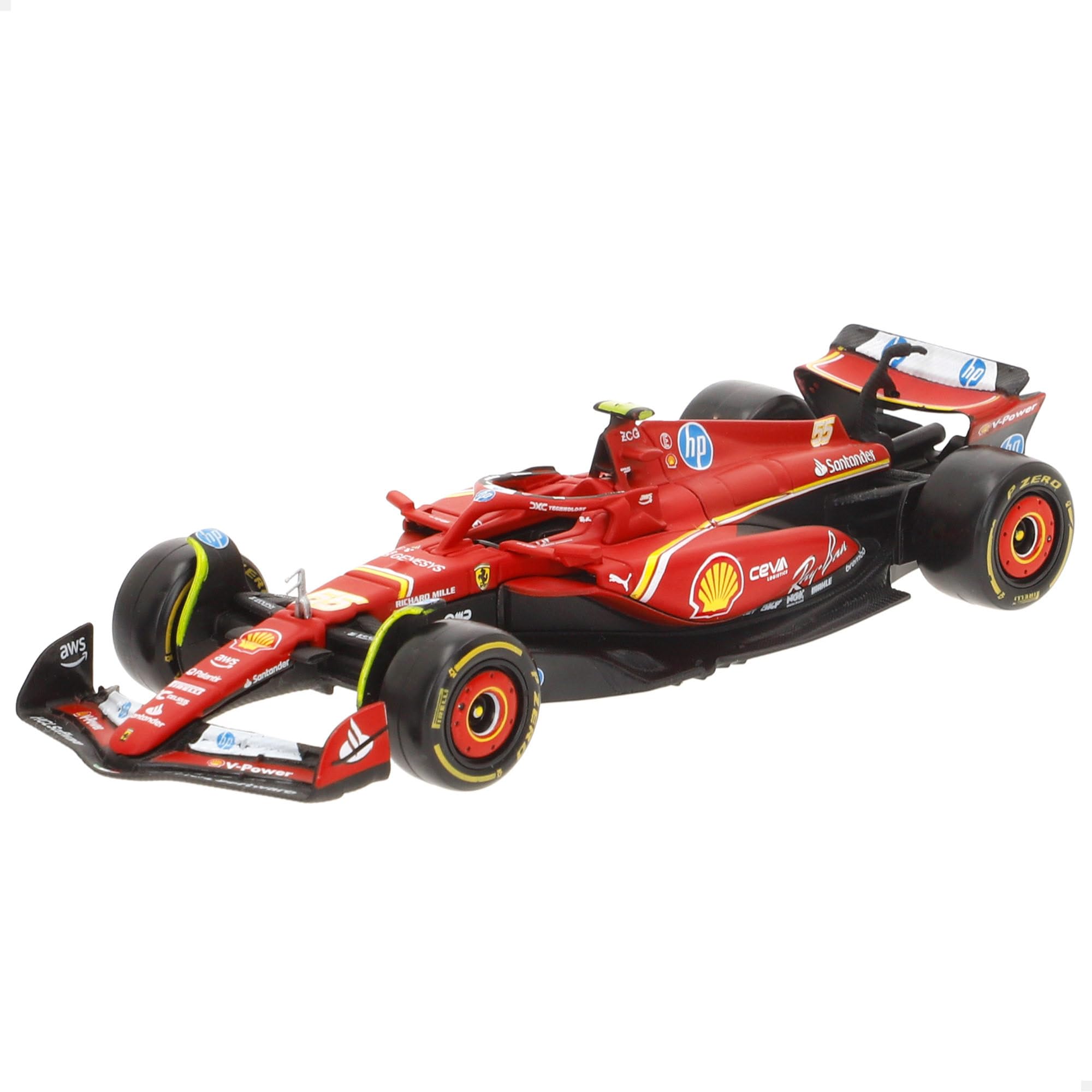 Foto 1 | Maqueta De Coche Fundido A Presión Bburago Ferrari Sf-24 A Escala 1:43 2024 - Venta Internacional.