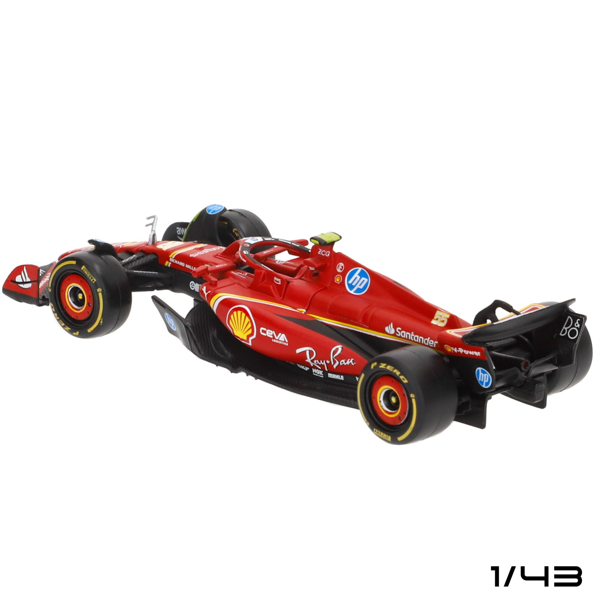 Foto 3 pulgar | Maqueta De Coche Fundido A Presión Bburago Ferrari Sf-24 A Escala 1:43 2024 - Venta Internacional.