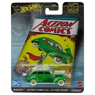 Foto 1 | Maqueta De Coche Hot Wheels Superman Action Comics 1 Action Sedan - Venta Internacional.