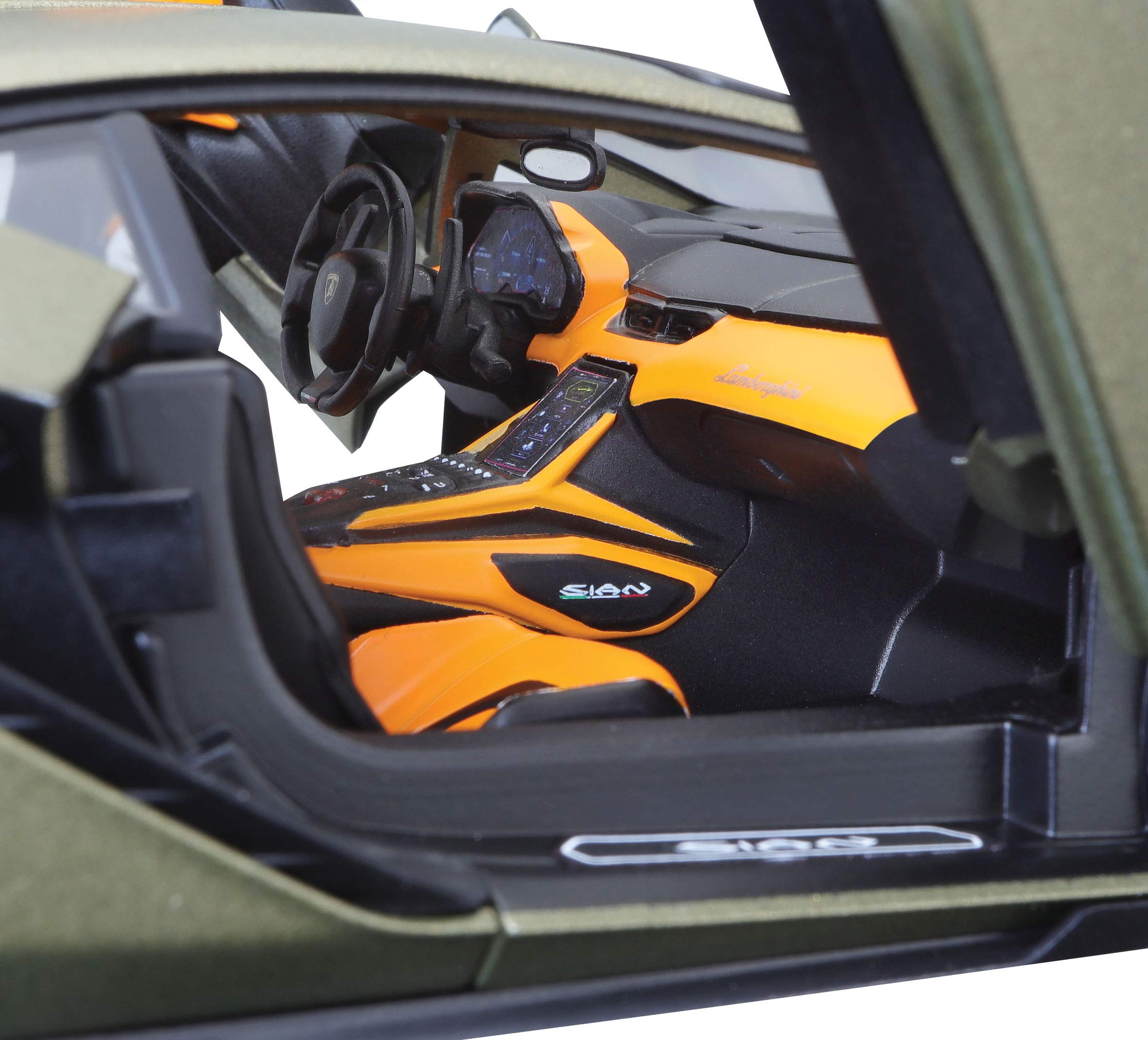 Foto 7 | Lamborghini Bburago Sián Fkp37 Fundido A Escala 1:18 Verde - Venta Internacional.