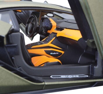 Foto 7 | Lamborghini Bburago Sián Fkp37 Fundido A Escala 1:18 Verde - Venta Internacional.