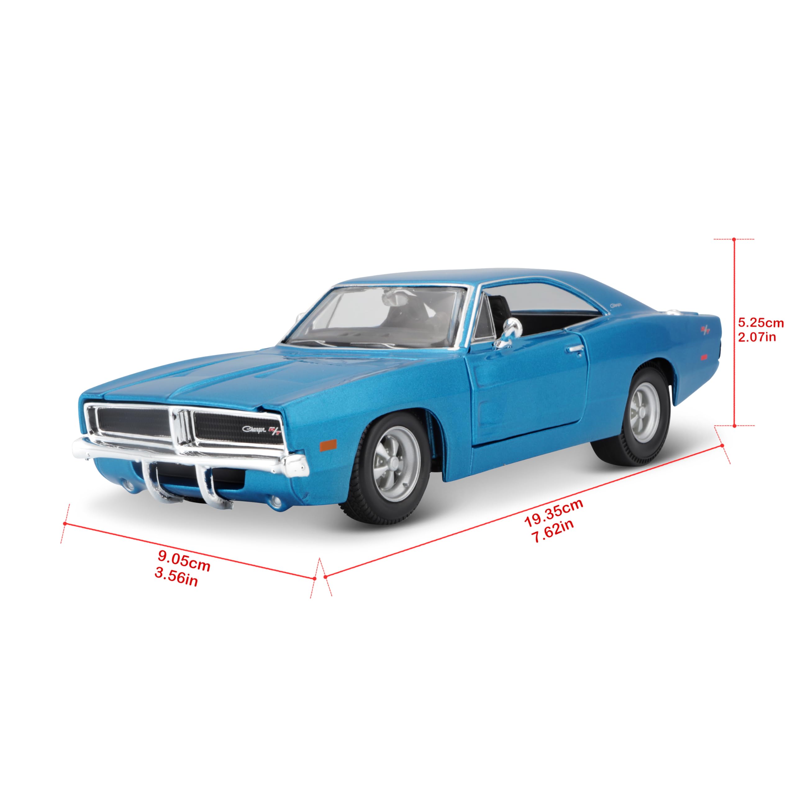 Foto 5 pulgar | Dodge Charger Rt 1969 De Metal Fundido A Presión: 1:25 Maisto Surtido - Venta Internacional.
