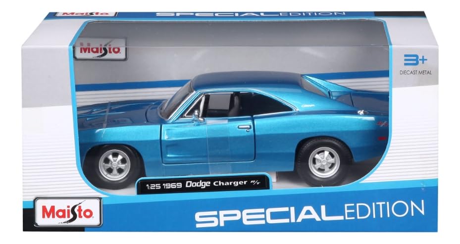 Foto 8 pulgar | Dodge Charger Rt 1969 De Metal Fundido A Presión: 1:25 Maisto Surtido - Venta Internacional.