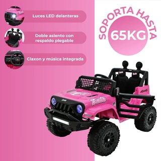 Foto 2 | Camioneta Eléctrica para Niña Jeep Aeiou B010 Rosa