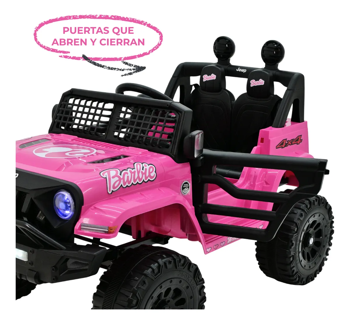 Foto 4 | Camioneta Eléctrica para Niña Jeep Aeiou B010 Rosa