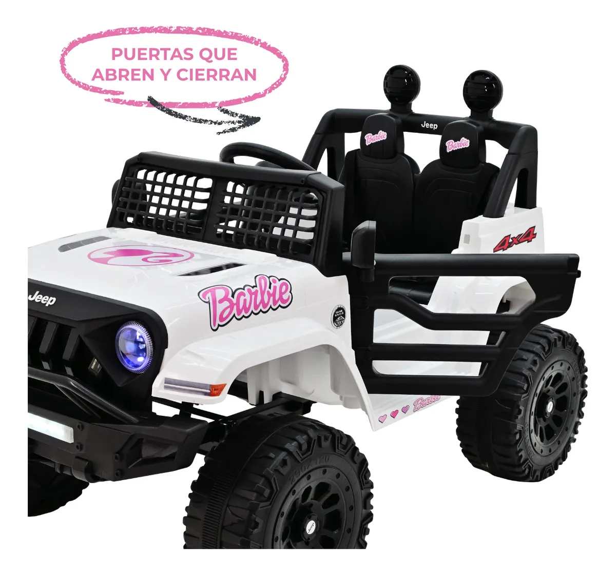 Foto 5 pulgar | Camioneta Eléctrica Para Niña Jeep Aeiou B010
