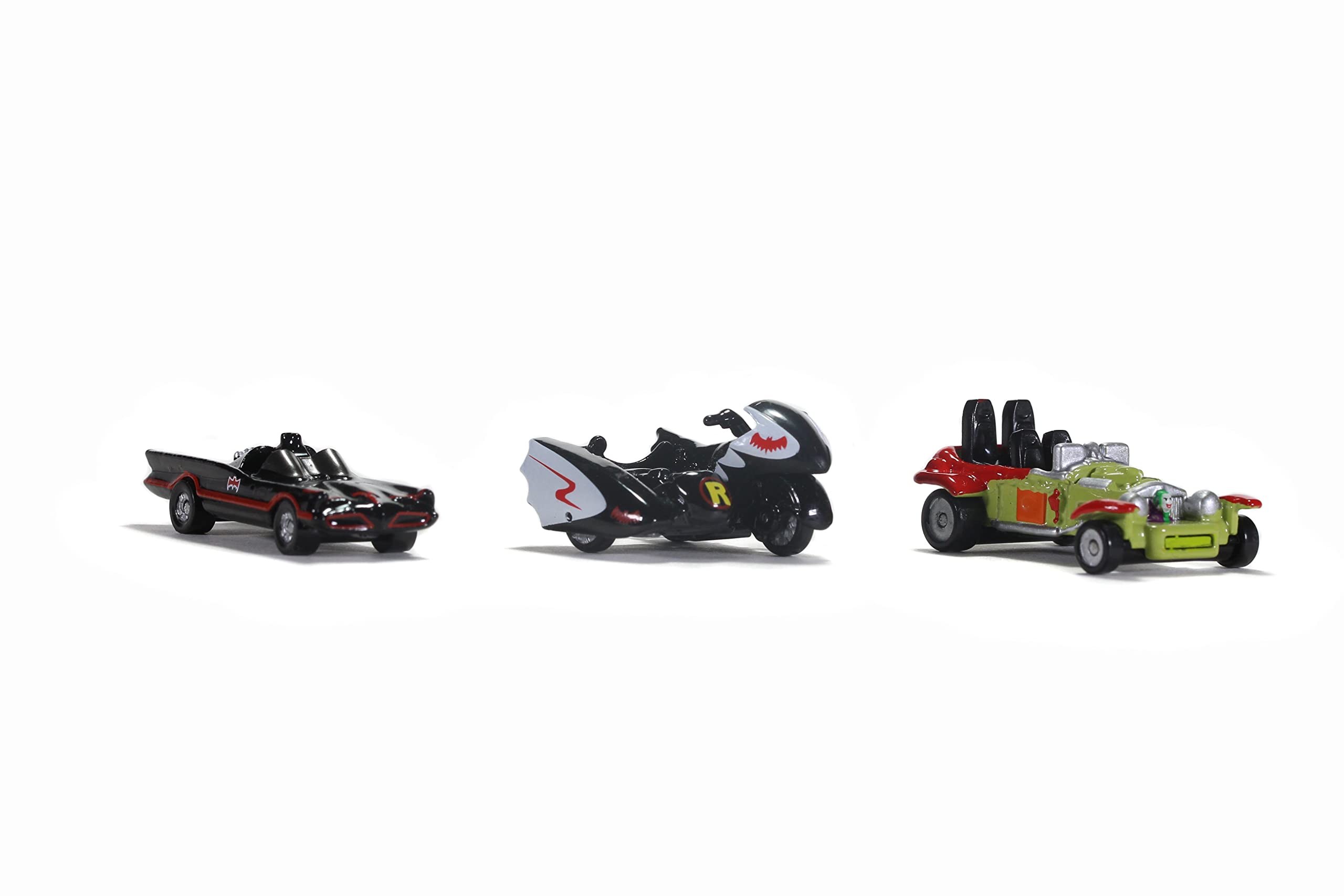 Foto 4 pulgar | Cars Jada Toys Dc Comics Batman Tv Series, Paquete De 3 Unidades - Venta Internacional.