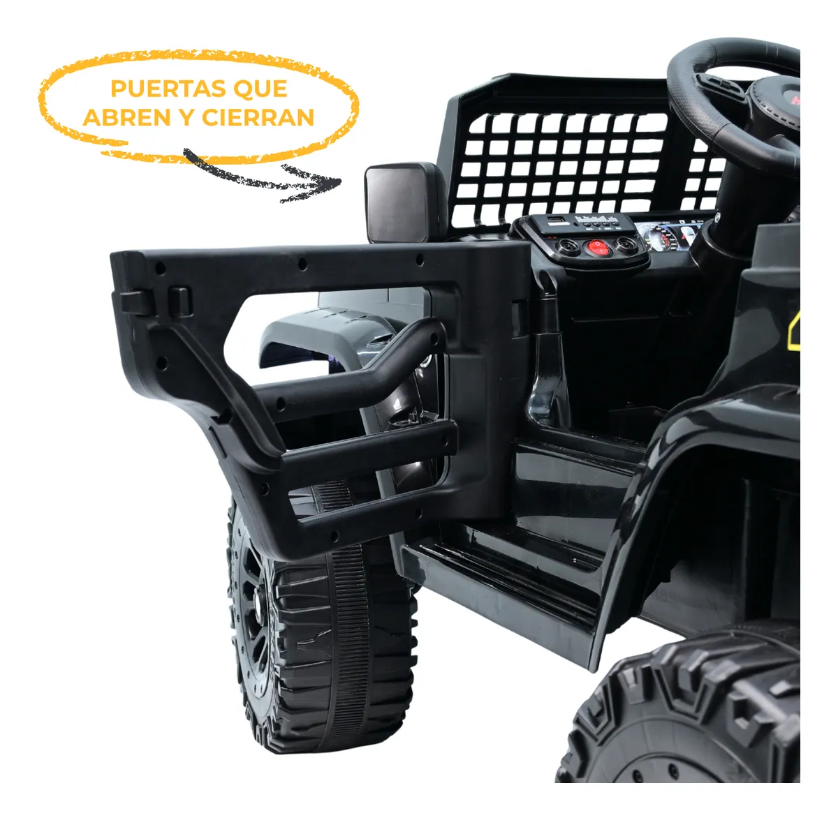 Foto 5 pulgar | Montable Eléctrico Jeep Aeiou Negro