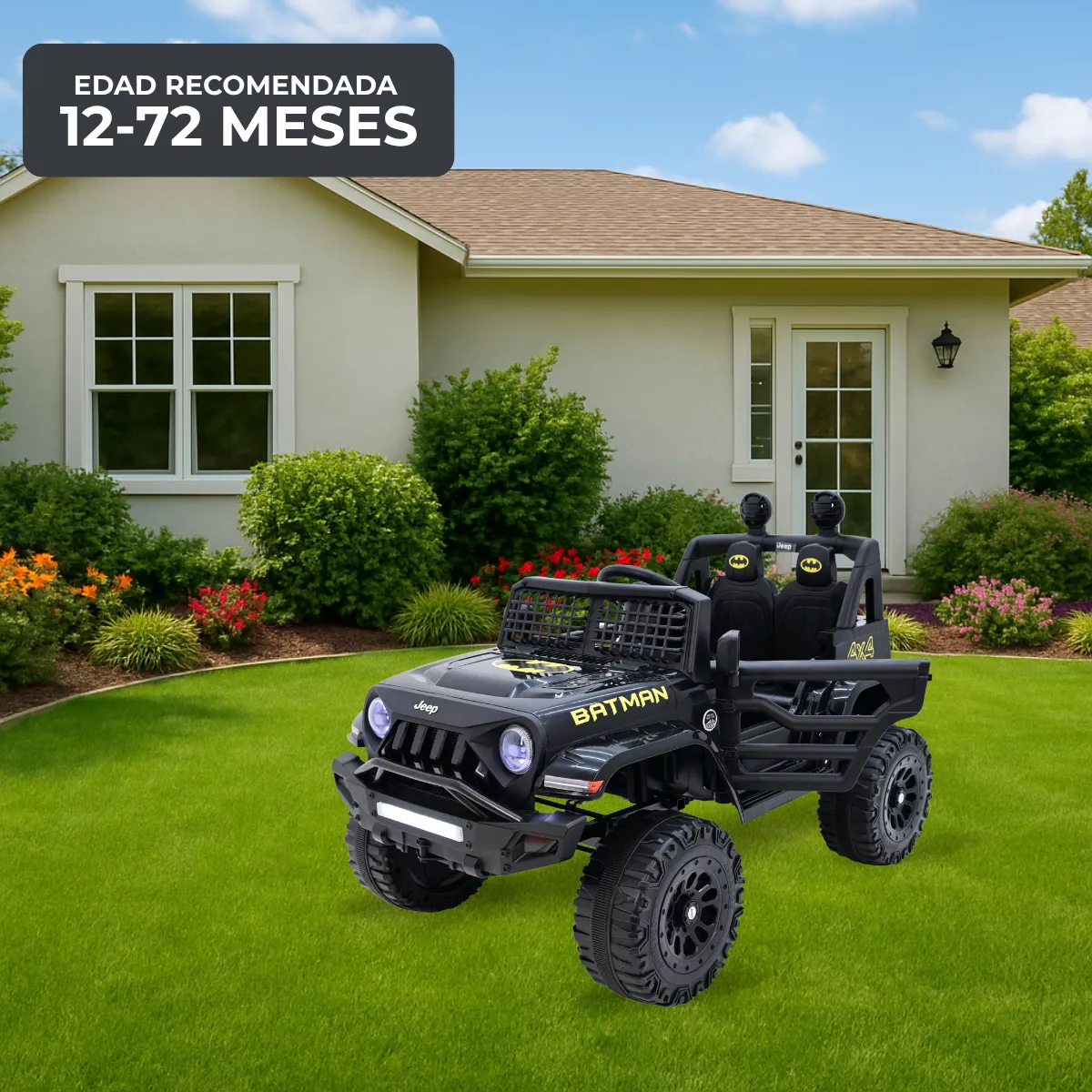 Foto 6 | Montable Eléctrico Jeep Aeiou Negro