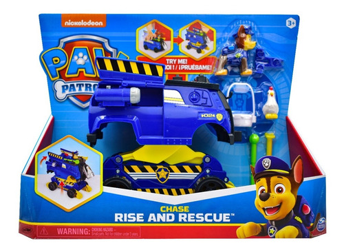 Foto 1 | Paw Patrol Chase Levántate Y Rescata Spin Master