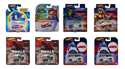Foto 1 | Hot Wheels Character Cars Paquete 8 Vehiculos Mattel
