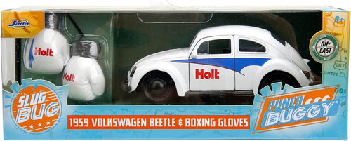 Foto 1 | Slug Bug 1959 Volkswagen Y Boxing Gloves Blanco 1:32 Jada