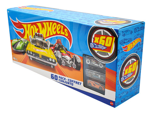 Foto 3 pulgar | Hot Wheels 60 Pack Escala 1:64 Mattel