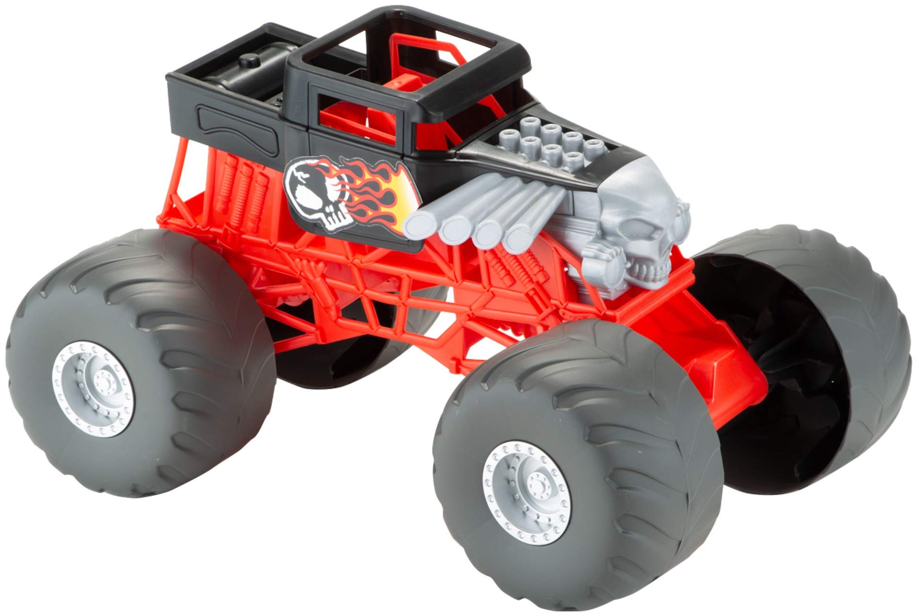 Foto 2 pulgar | Monster Truck Hot Wheels Boneshaker Genormous A Escala 1:10 - Venta Internacional.