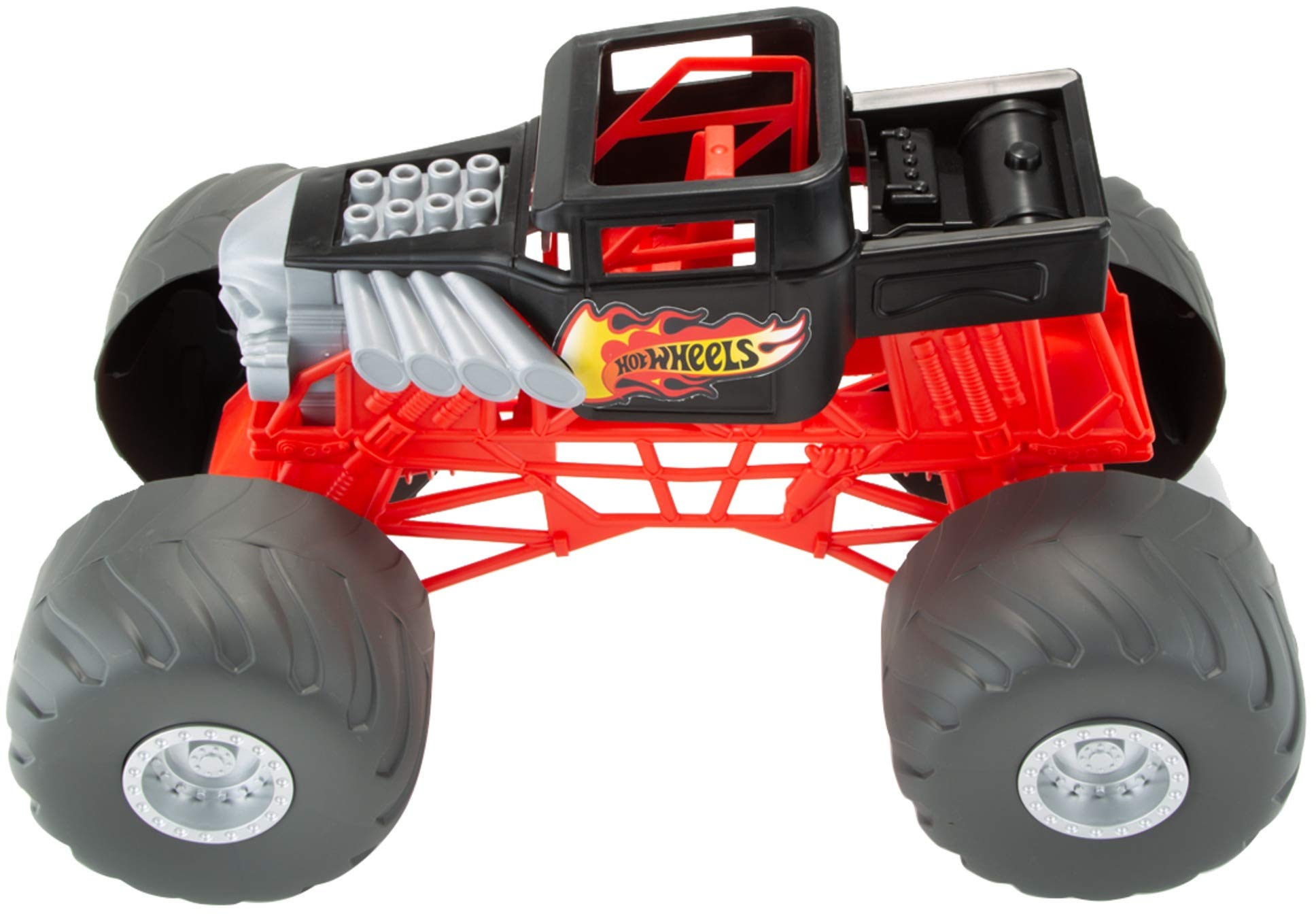 Foto 5 pulgar | Monster Truck Hot Wheels Boneshaker Genormous A Escala 1:10 - Venta Internacional.