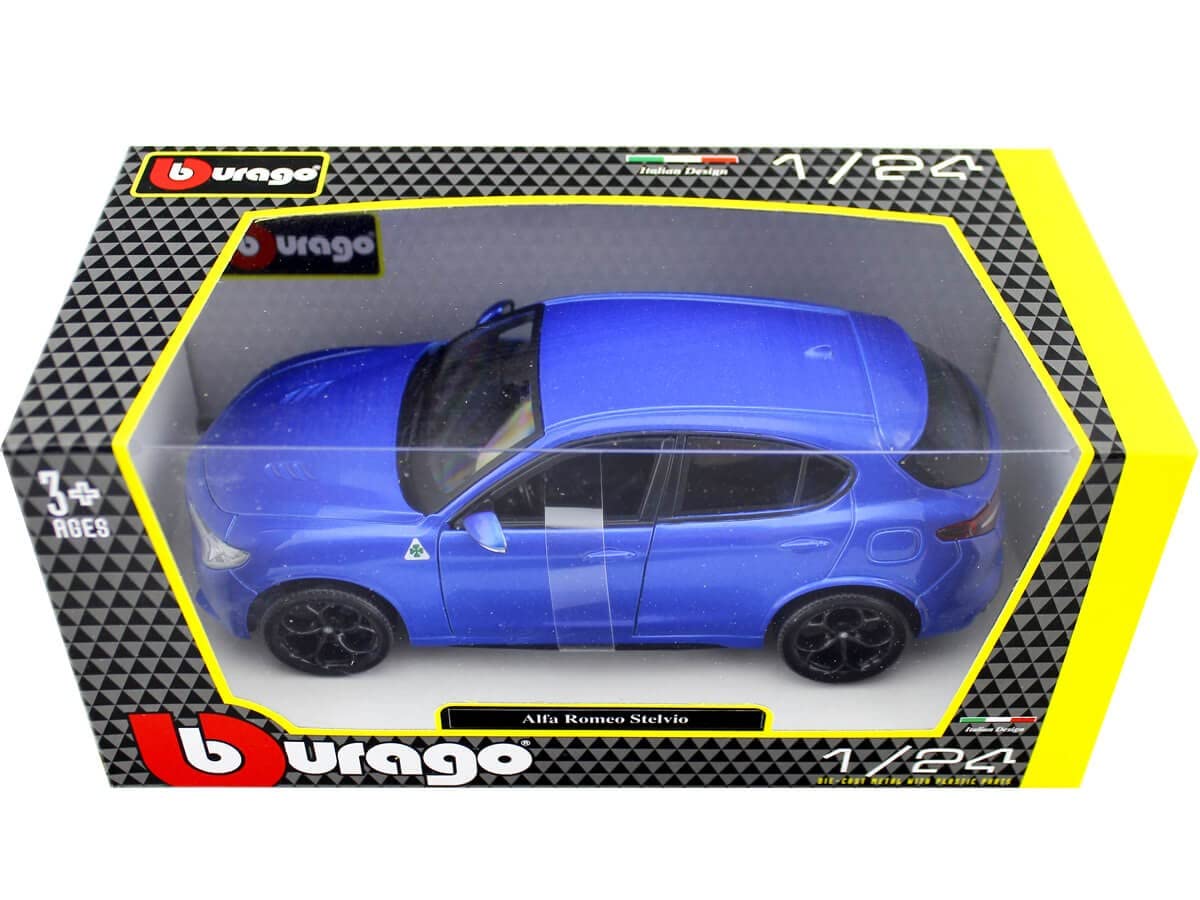 Foto 5 pulgar | Maqueta De Coche Fundido A Presión Bburago B18-21086 Alfa Romeo Stelvio 1:24 - Venta Internacional.